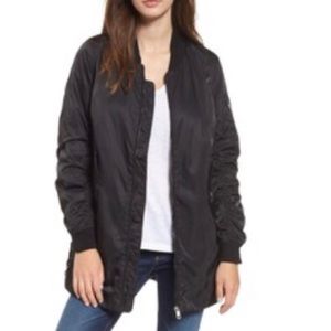 Madden Girl Straight Bottom Bomber Jacket